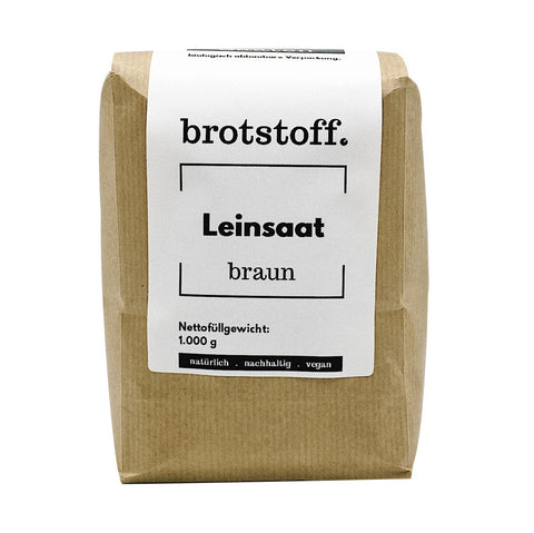 Leinsaat, braun